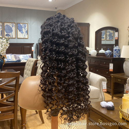 Human Hair Wigs Wholesale Water Deep Wave Headband Wigs Human Hair For Black Women Pelucas Humanas Perruque Cheveux Humain